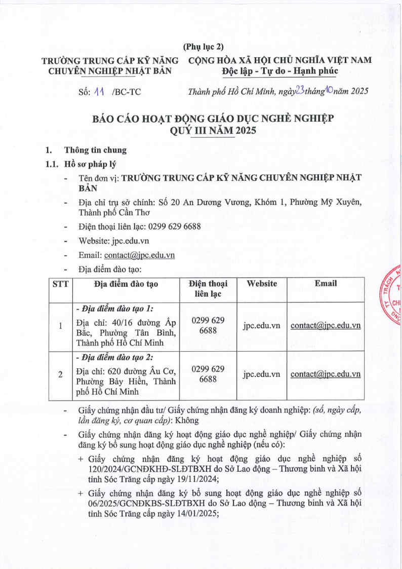 Trường trung cấp chuyên nghiệp Nhật Bản