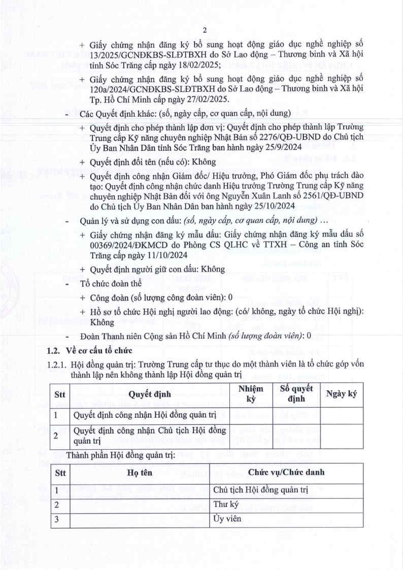 Trường trung cấp chuyên nghiệp Nhật Bản