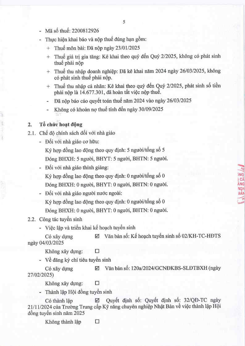 Trường trung cấp chuyên nghiệp Nhật Bản