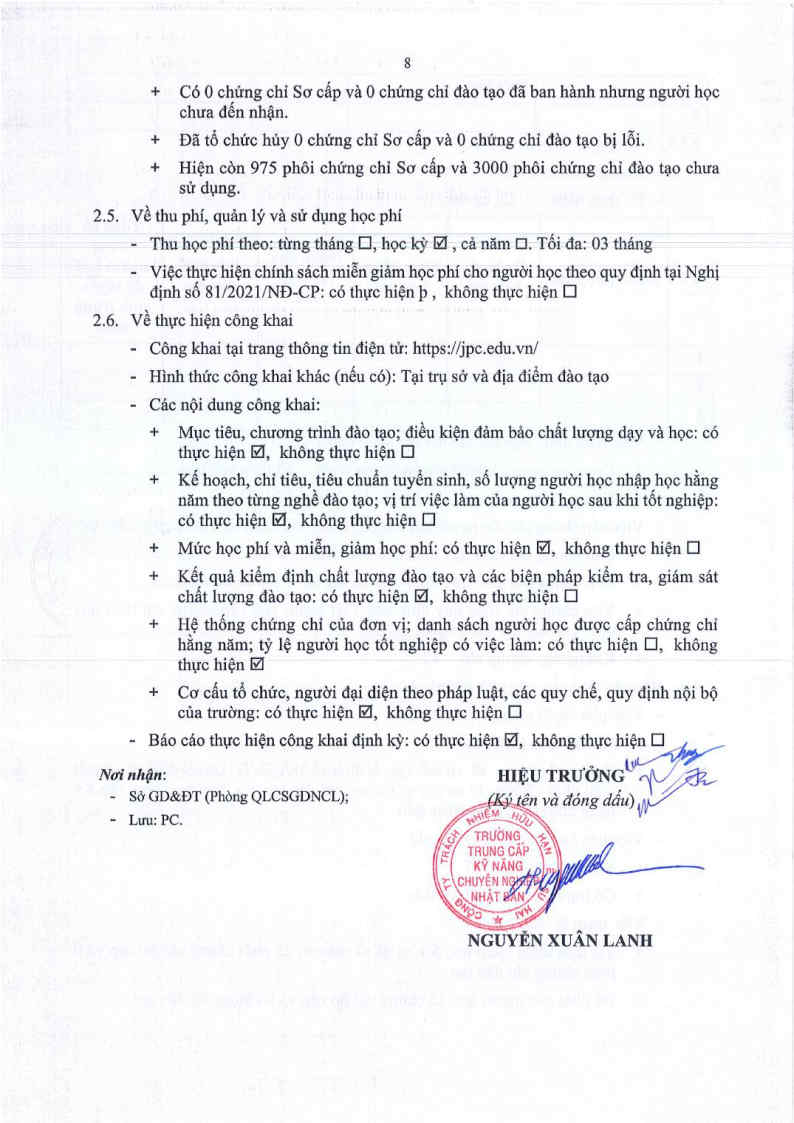 Trường trung cấp chuyên nghiệp Nhật Bản