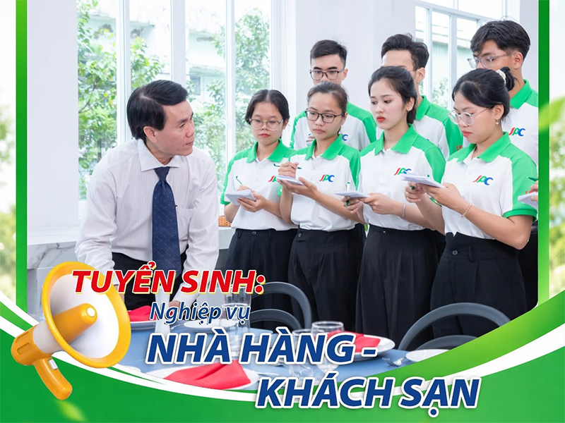 [Tuyển Sinh] Nghiệp vụ Nhà Hàng-Khách sạn -Học để làm việc tại Nhật Bản (Hệ Trung Cấp)